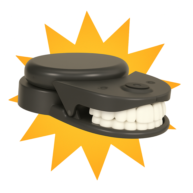 Dash Buddy - Teeth-Shaped Car Organizer & Glove Warmer